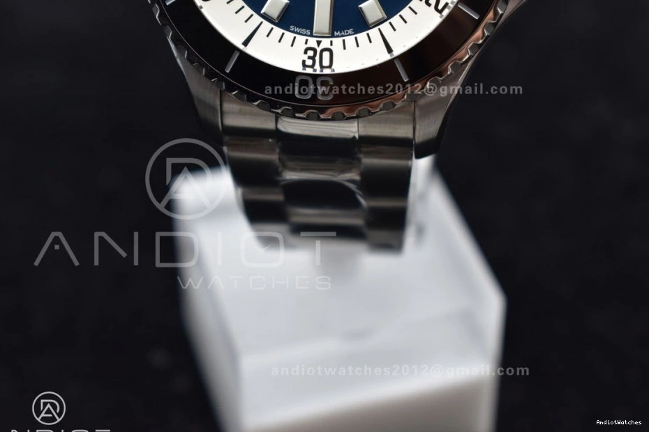 481 Automatic A Best Blue on Dial 1:1 TF Bracelet White SuperOcean AllSeason Edition SS 44 0519